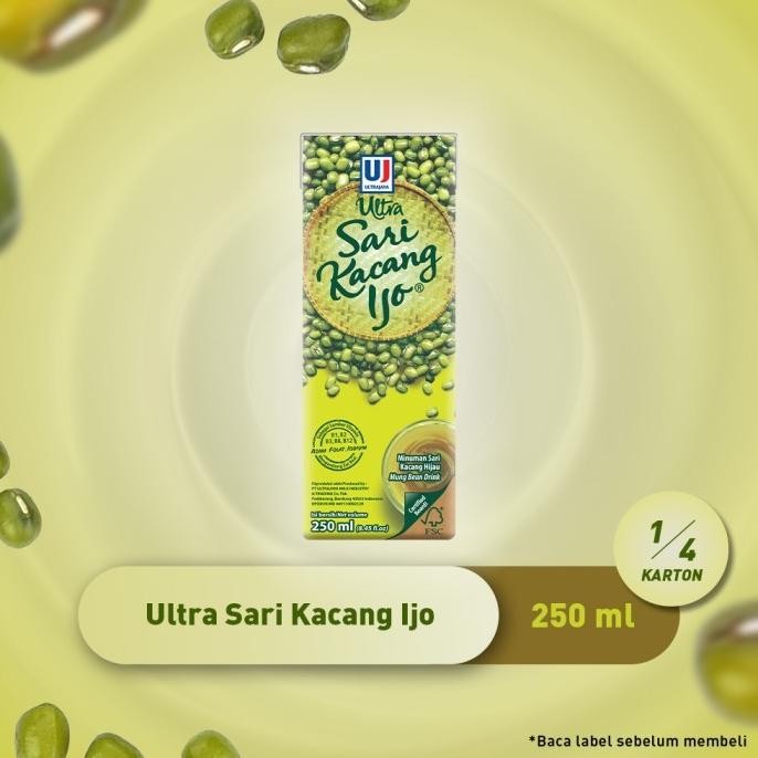 

HOT PROMO Ultra Sari Kacang Ijo 250 ml