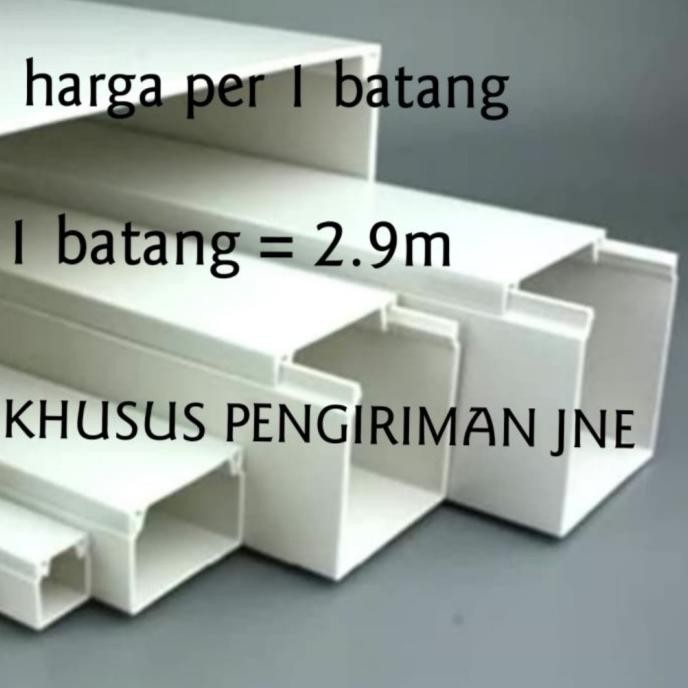 TERMURAH - kabel duct pvc 200 x 100mm 3meter cable duct protektor wiring duct