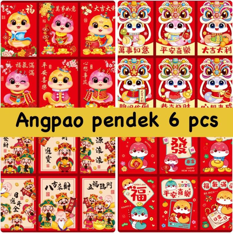 

Amplop Angpao Sedang Imlek 2025 Tahun Ular Hong Bao Angpau Merah Ong