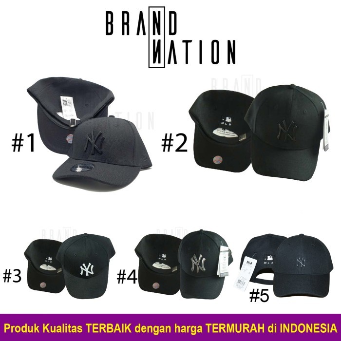Best Seller Topi Baseball Ny New York Iron Metal Plat Cap Import