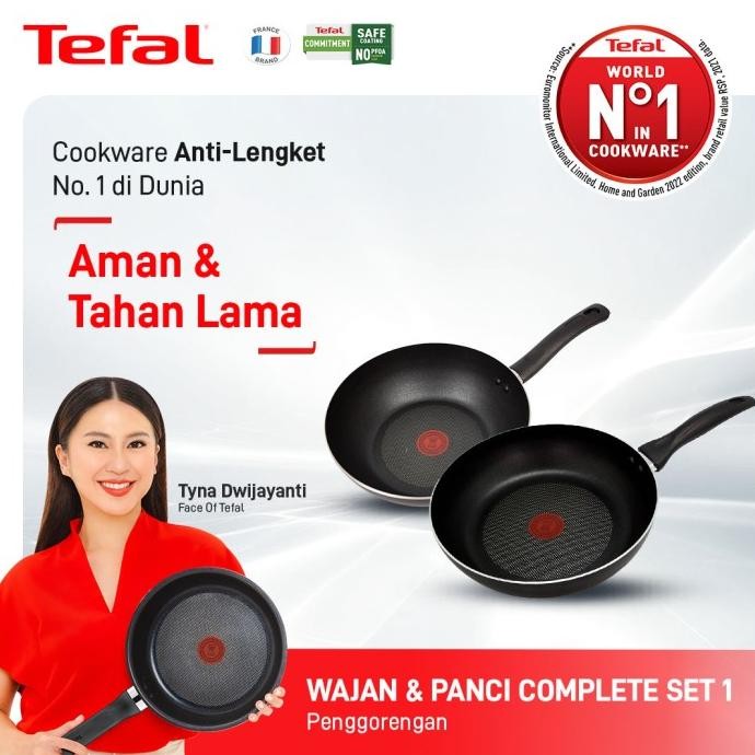 Tefal Wajan & Panci Complete Set 1 - Penggorengan