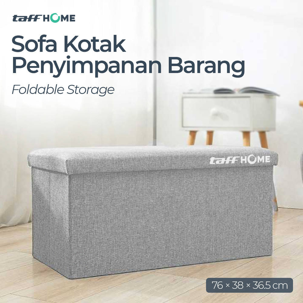 

TaffHOME Sofa Kotak Penyimpanan Barang Foldable Storage Box - L1705