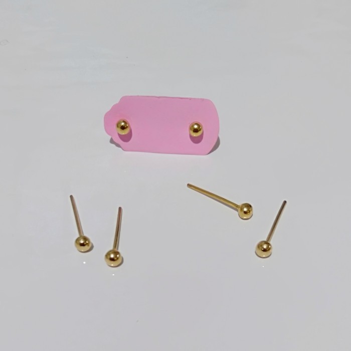 ANTING TINDIK BAYI PENTUL POLOS (EMAS MUDA 6K)