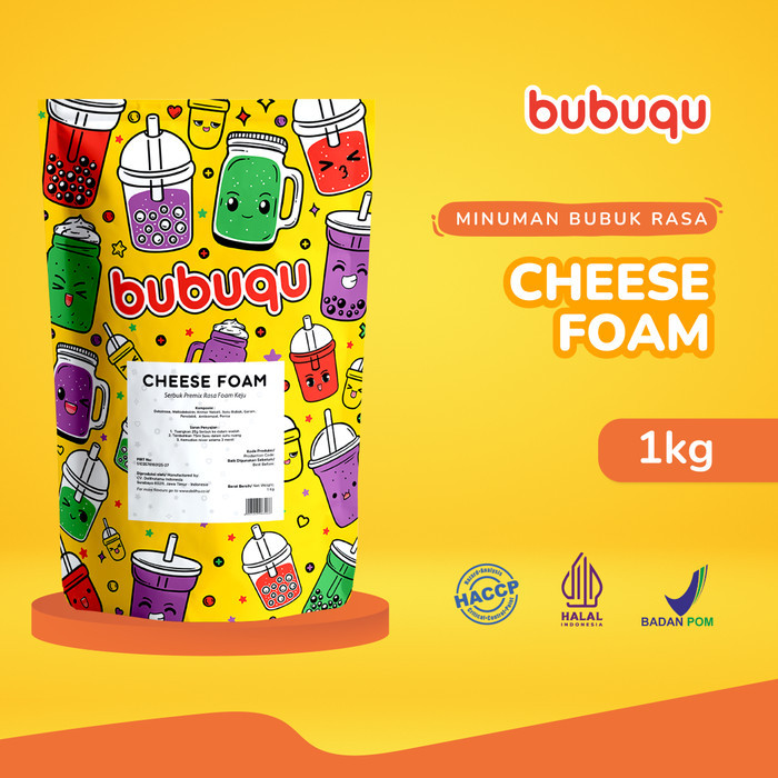 

TERMURAH Cheese Foam Premix Powder Bubuqu 1 Kg - Bubuk Premix Foam Keju