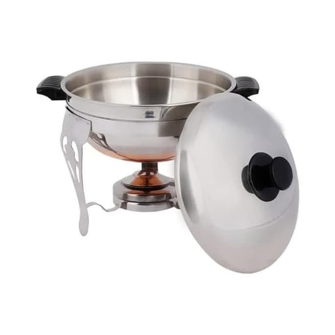 Maspion Deep Soup Bowl 24 cm / Prasmanan Wadah Saji Bulat / Pemanas