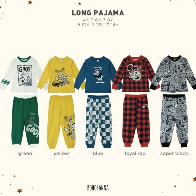 BOHOPANNA - BOHOPANNA X DISNEY - LONG PAJAMA - Setelan Anak