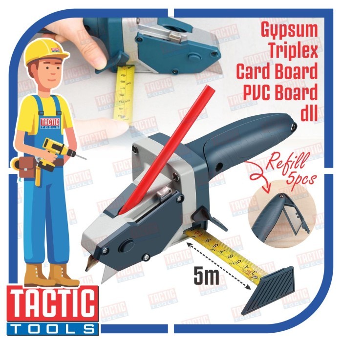 

Cutter Pemotong Triplek Gypsum Board Cutting Tool