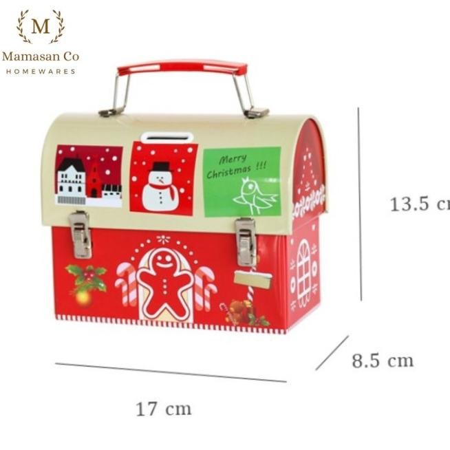 

Christmas Gift Box Tin Cookies Decoration | Kotak Kue Natal