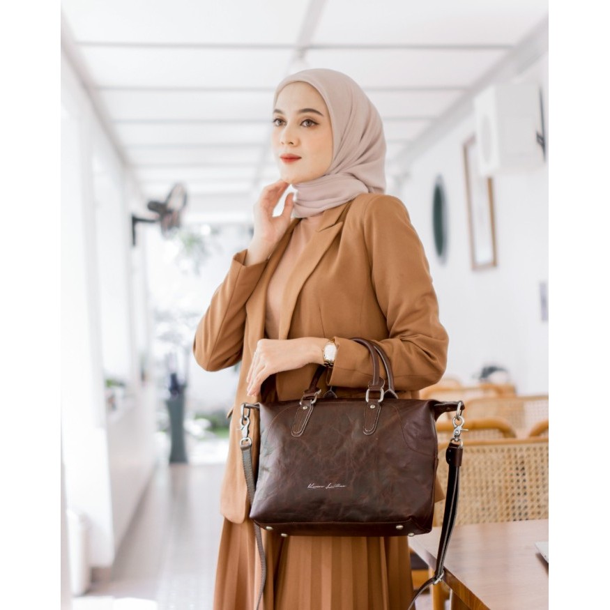NEW Sling Bag Wanita Tas Selempang Kulit Asli JASMINE - Kenes Leather