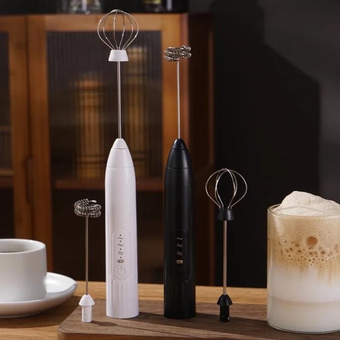 Milk frother listrik charge | pengocok susu | milk frother electric TERBARU