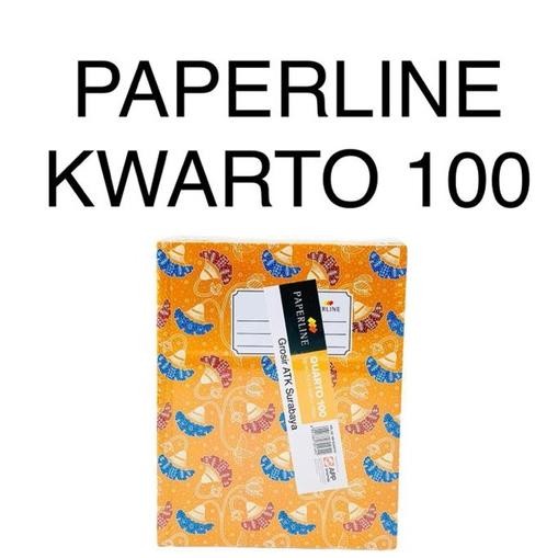 

BUKU PAPERLINE KWARTO 100 / Buku Hardcover Hard Cover Tebal Paperline PPL Kwarto Quarto 100