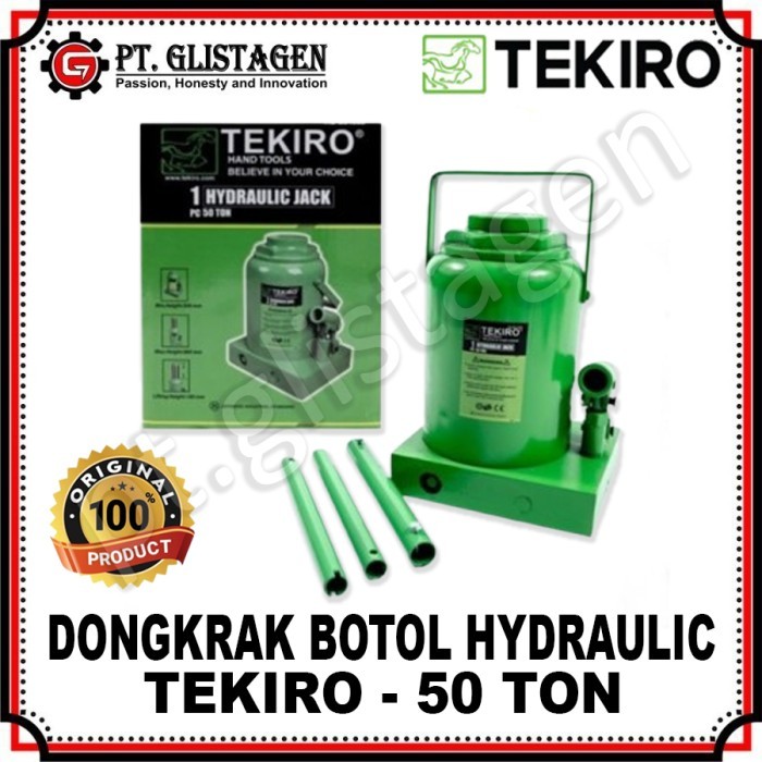 Terbagus Dongkrak Botol Tekiro 50 Ton / Dongkrak Mobil 50 Ton / Dongkrak 50 Ton