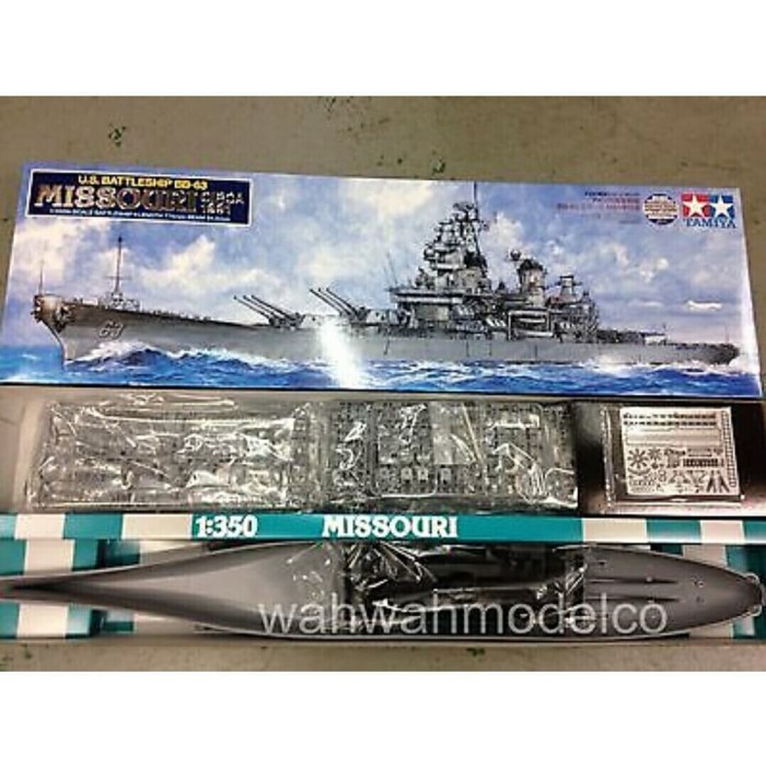 Jual Battleship Missouri Circa 1991 Modelkit Tamiya 1/350 With Pe Part