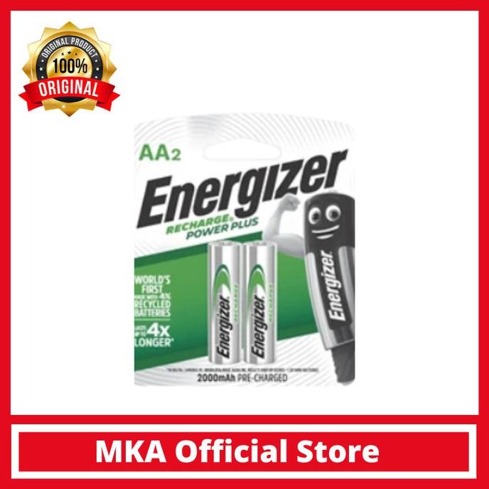 

TERSEDIA BATERAI ISI ULANG ENERGIZER RECHARGE POWER PLUS 2000MAH AA (A2) 2 PCS