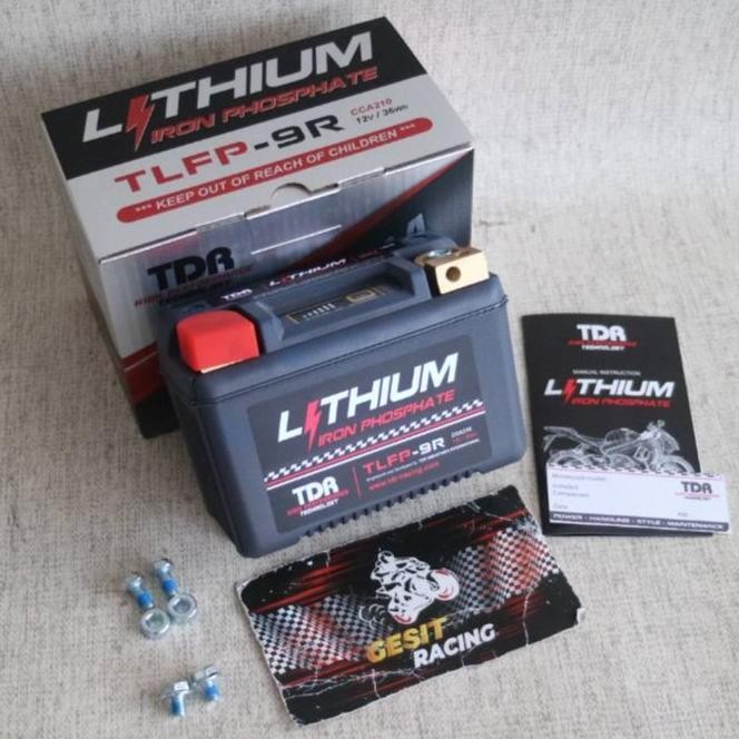 Aki Motor TDR Racing AKI XMAX - R25 - CBR250 - NINJA TLFP-9R Lithium