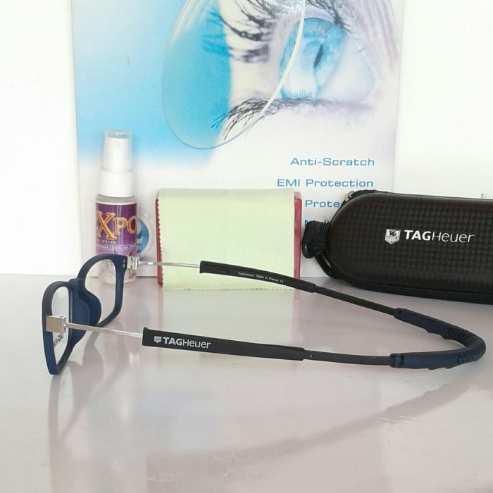 Frame Kacamata Tag Heuer 0520 Blk/ Kacamata Minus/Kacamata Olahraga.