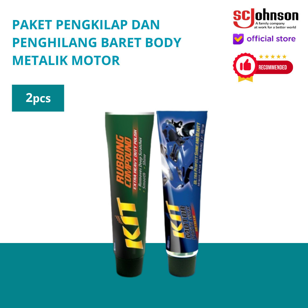 KIT Paket Pengkilap dan Penghilang Baret Body Metalik Motor