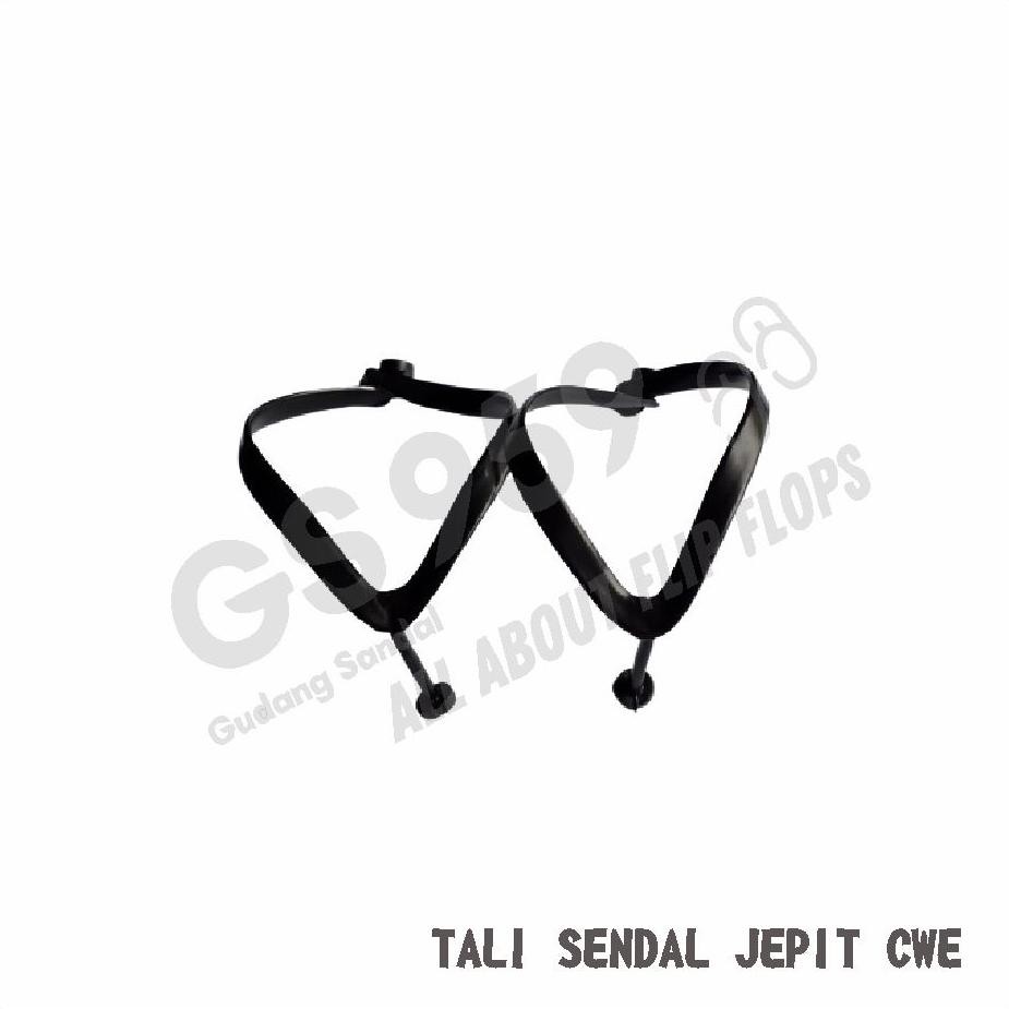 Tali Sendal Jepit Cewek Warna Hitam