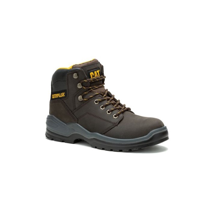 Sepatu Safety Caterpillar Striver ST Brown Original