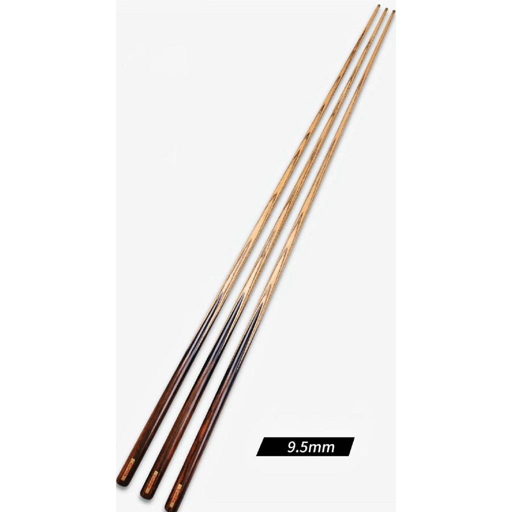 cuppa 57" golden sandal snooker billiard pool cue stick 9.5mm