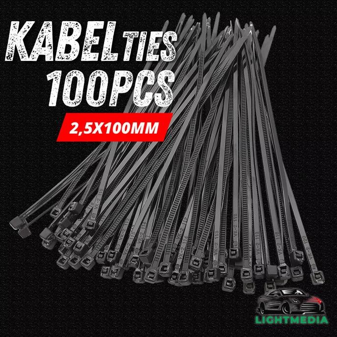 

kabel ties 10cm 4warna isi 100pcs / cable ties 2,5 x100mm
