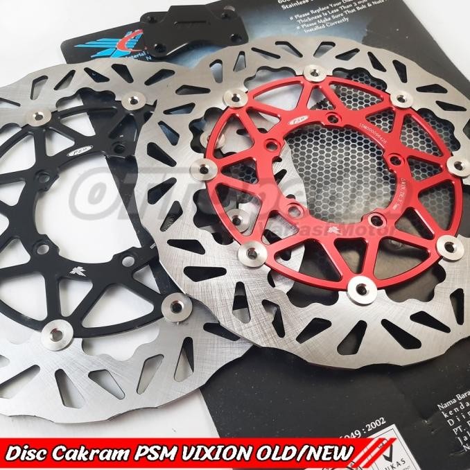 Disc Piringan Cakram Vixion Ori PSM Lebar 300mm Floating CNC+ Braket