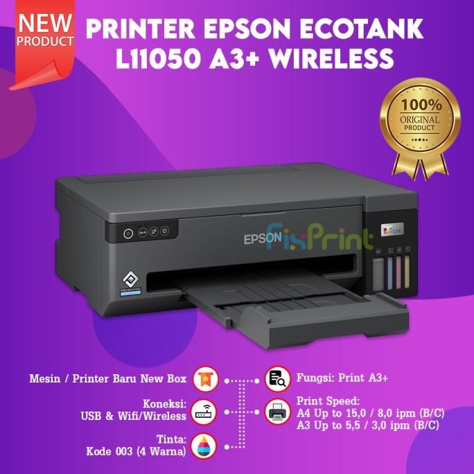 TERBARU - Printer Epson EcoTank L11050 A3 Wireless Pengganti Printer Epson L1300