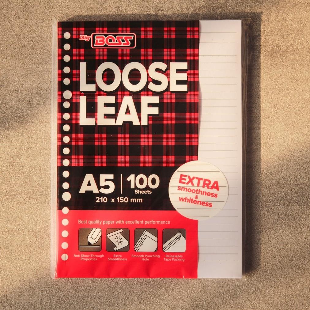 

LOOSE LEAF A5 100 LEMBAR / ISI BINDER A5 (ISI 100 LEMBAR) Bergaris