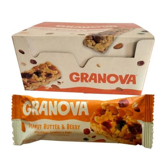 

Granova Snack Bar Peanut Butter & Berry 26 gr isi 16 pcs