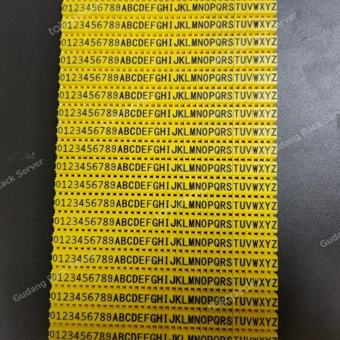 

BEBAS ONGKIR - label maker cable cat6A indoor and outdoor labeling