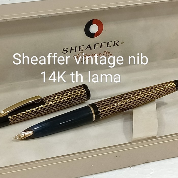 

Farizal - Pena Sheaffer Vintage Nib Emas 14 K Ori No Parker Mont Blanc St Dupont Pelikan 007