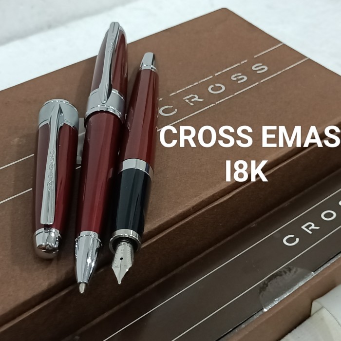 

Farizal - Pena Cross Mata Nib Emas 18K Sepasang Original No Parker Mont Blanc St Dupont Waterman
