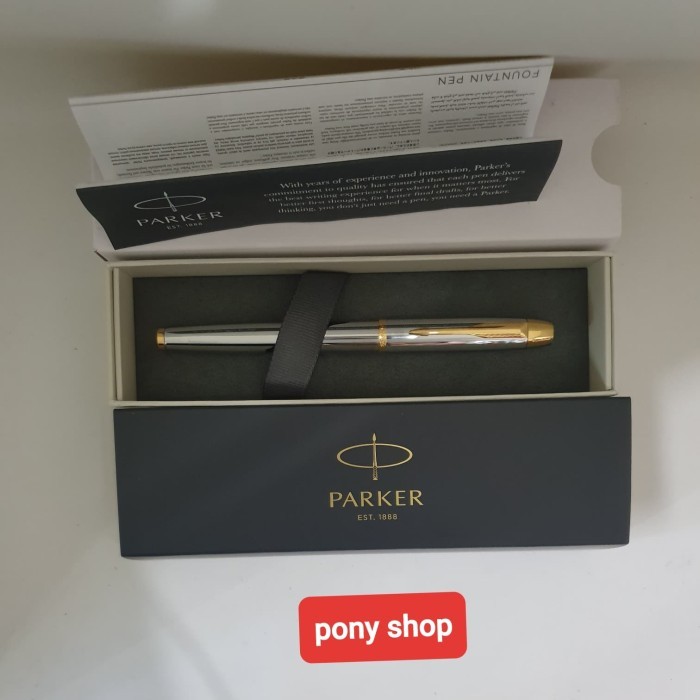 

Farizal - Parker Im Rb Chrome Gt Metal Shiny Roller Ball Klip Emas