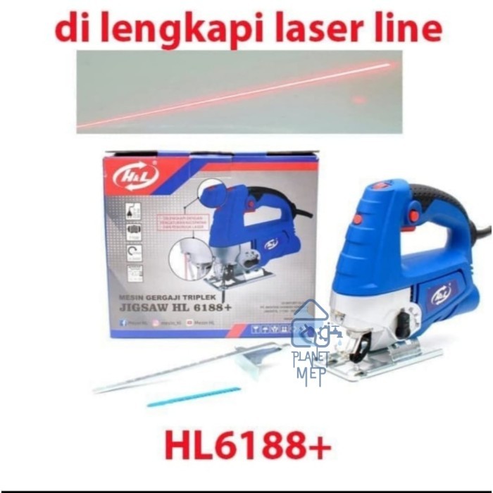 ] H&L HNL Mesin Jigsaw Laser HL 6188+