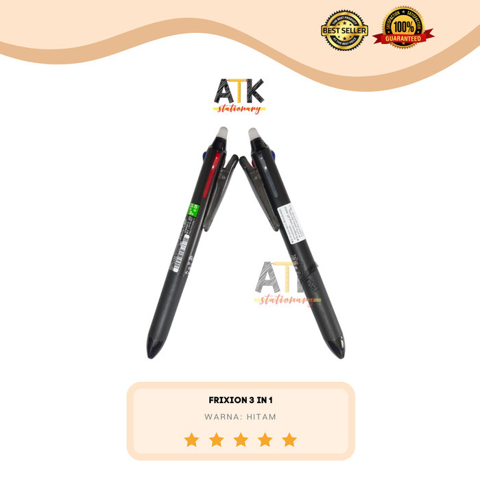 

Ready Pulpen Pilot Frixion Clicker 3 in 1 ( Pulpen 3 Warna) atk