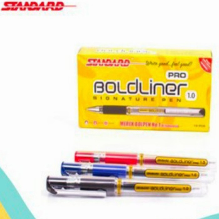 

Ready Pulpen Boldliner pro 1.0 standard Selusin (12pcs)