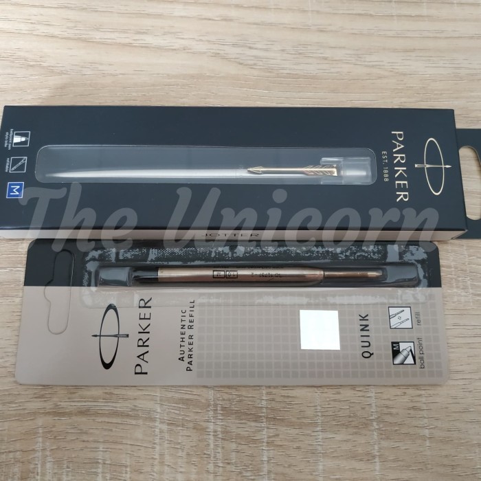 

Ready Paket 1 Klik: 1pcs Parker Jotter Hangsell SS GT Ballpoint+1pcs Refill