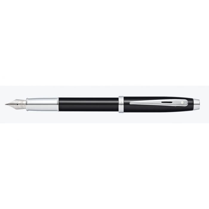 

Ready Sheaffer 100 Glossy Black Lacquer Fountain Pen