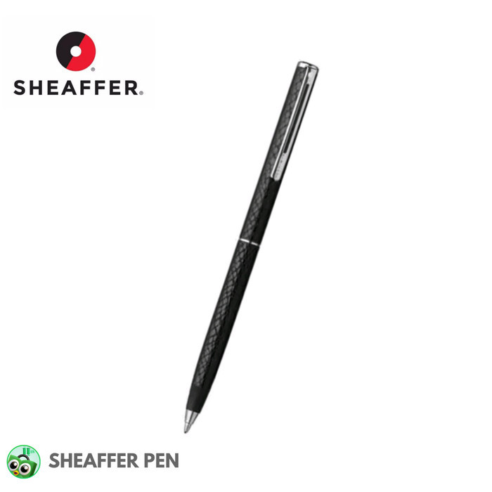 

Ready Sheaffer Agio Barely Black Featuring Nickel Plate Ballpoint Pen