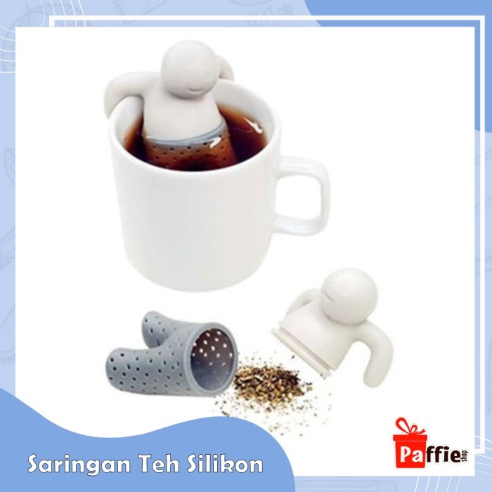 

TERBARU - Saringan teh silikon orang berendam tea bag strainer infuser dapur new