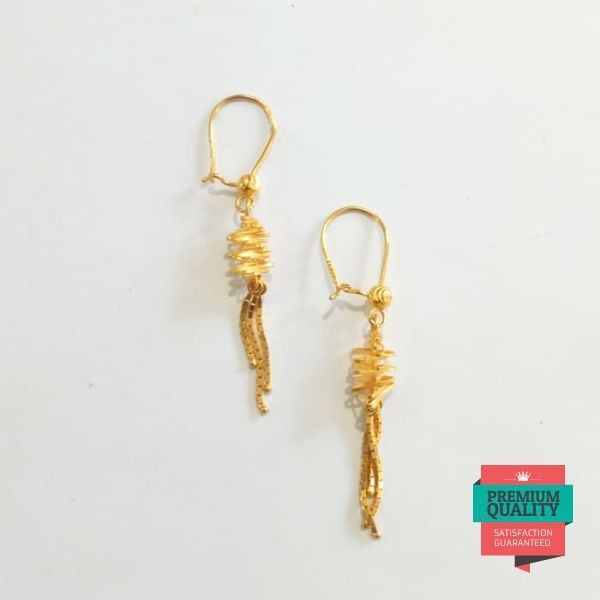 Terlaris TERLARIS anting panjang model susun emas 875 Elegan