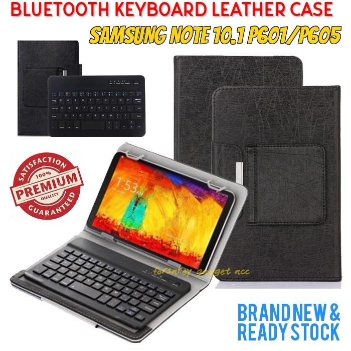 Samsung Galaxy Note 10.1 10 2014 SM P601 P605 Keyboard Case
