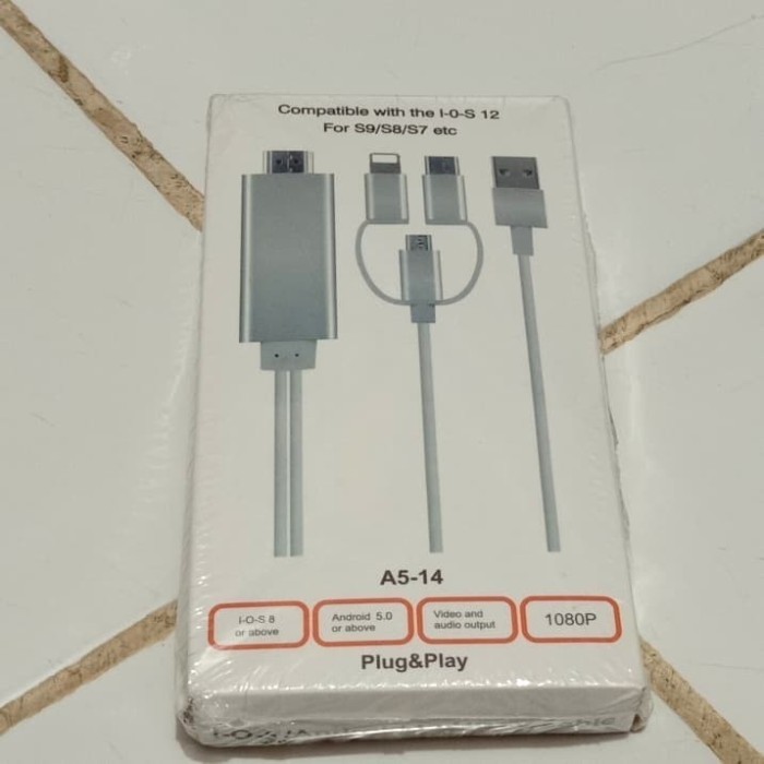 Kabel MHL 3 in 1 ,usb type c ,micro usb full hdtv 1080