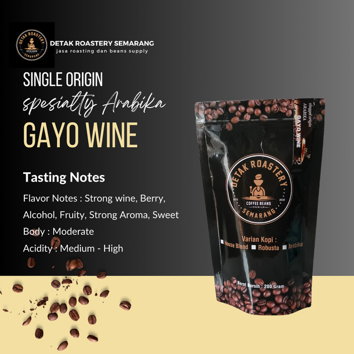 

Kopi Arabika Gayo Wine Proses