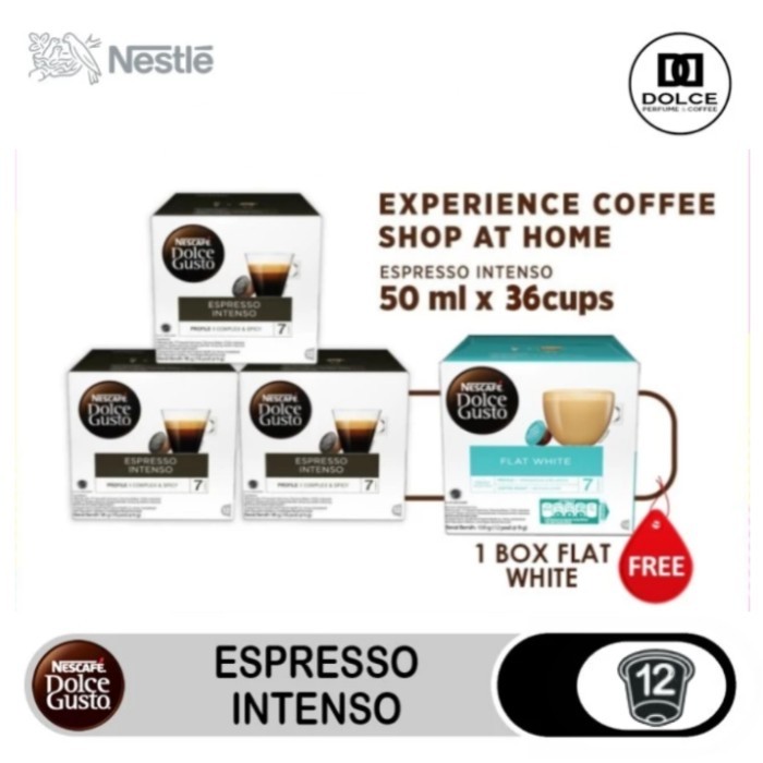 

Capsule Dolce Gusto Espresso Intenso Buy 3 Get 1 Box Flat White