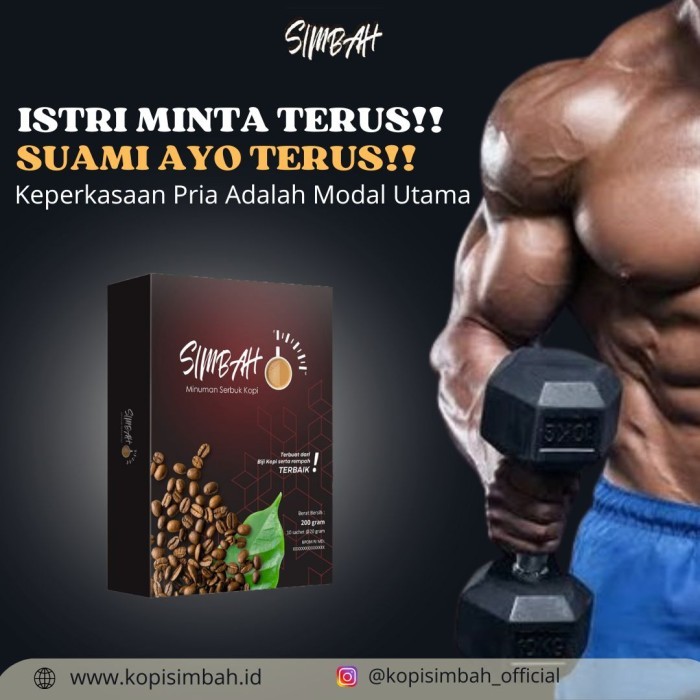 

Kopi Simbah Siap Nambah Kopi Stamina Pria Dewasa