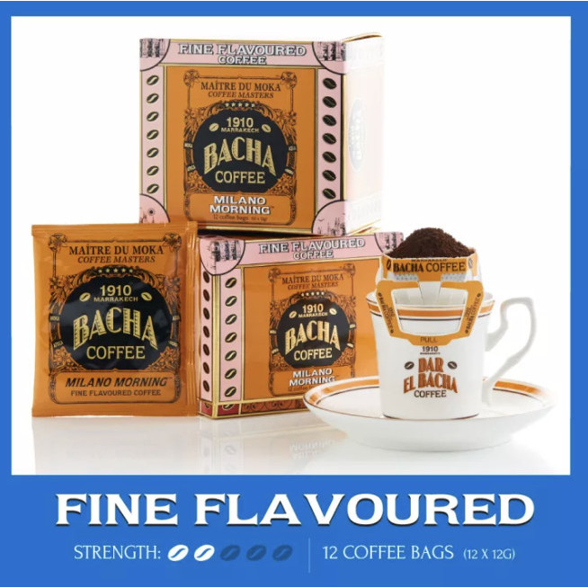 

Bacha Coffee Milano Morning Fine Flavoured Coffee 12pcs