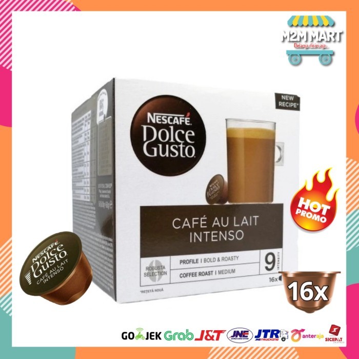 

Kopi Nescafe Dolce Gusto Cafe Au Lait Intenso Capsule Limited