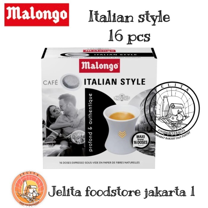 

Malongo Coffee pods Italian Style 16pcs - kopi pods