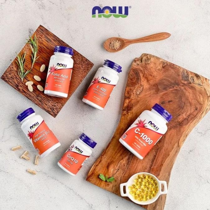 (100 Tablets) NOW Vitamin C 1000 IU - Suplemen Daya Tahan Tubuh Vitamin Now C 500 IU